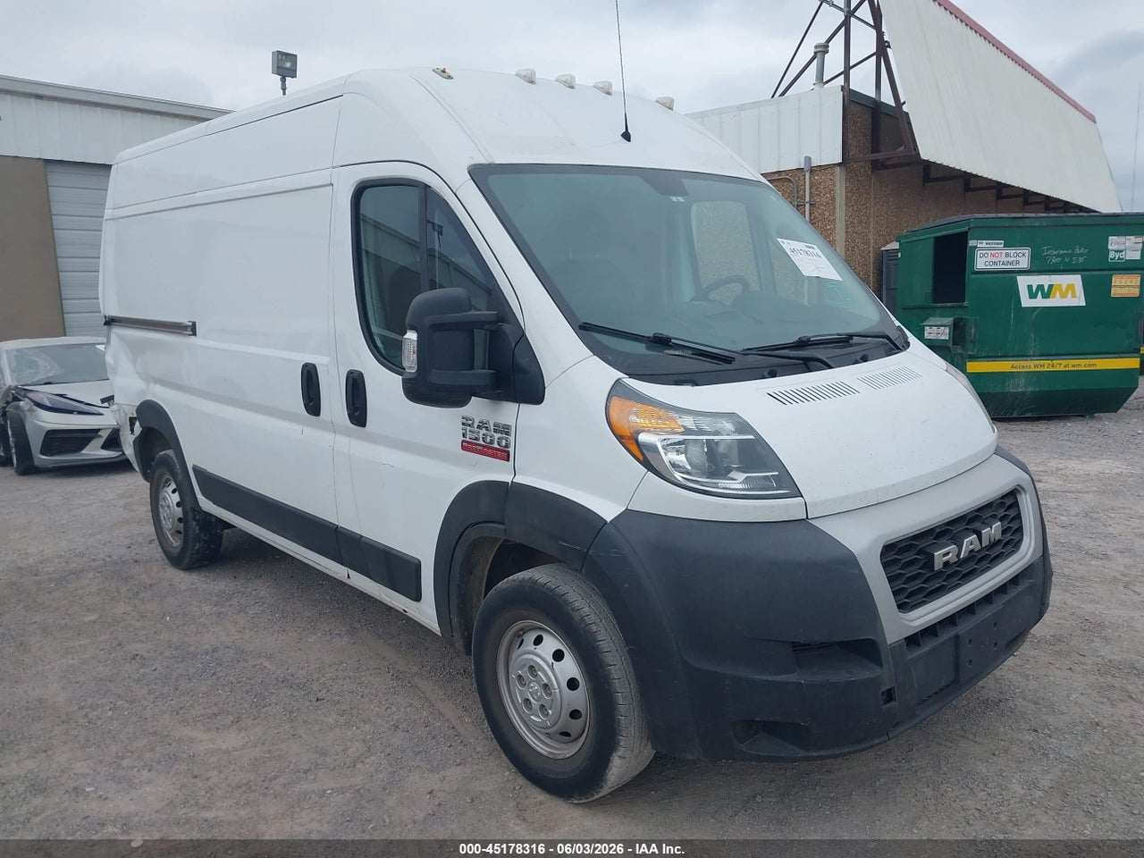 3C6TRVBG4LE****** · 2020 RAM PROMASTER 1500 HIGH ROOF 136 WB