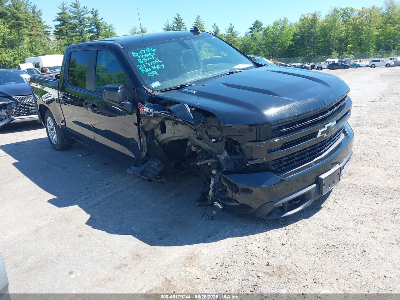 3GCUYEET3MG****** · 2021 CHEVROLET SILVERADO 1500 4WD  SHORT BED RST