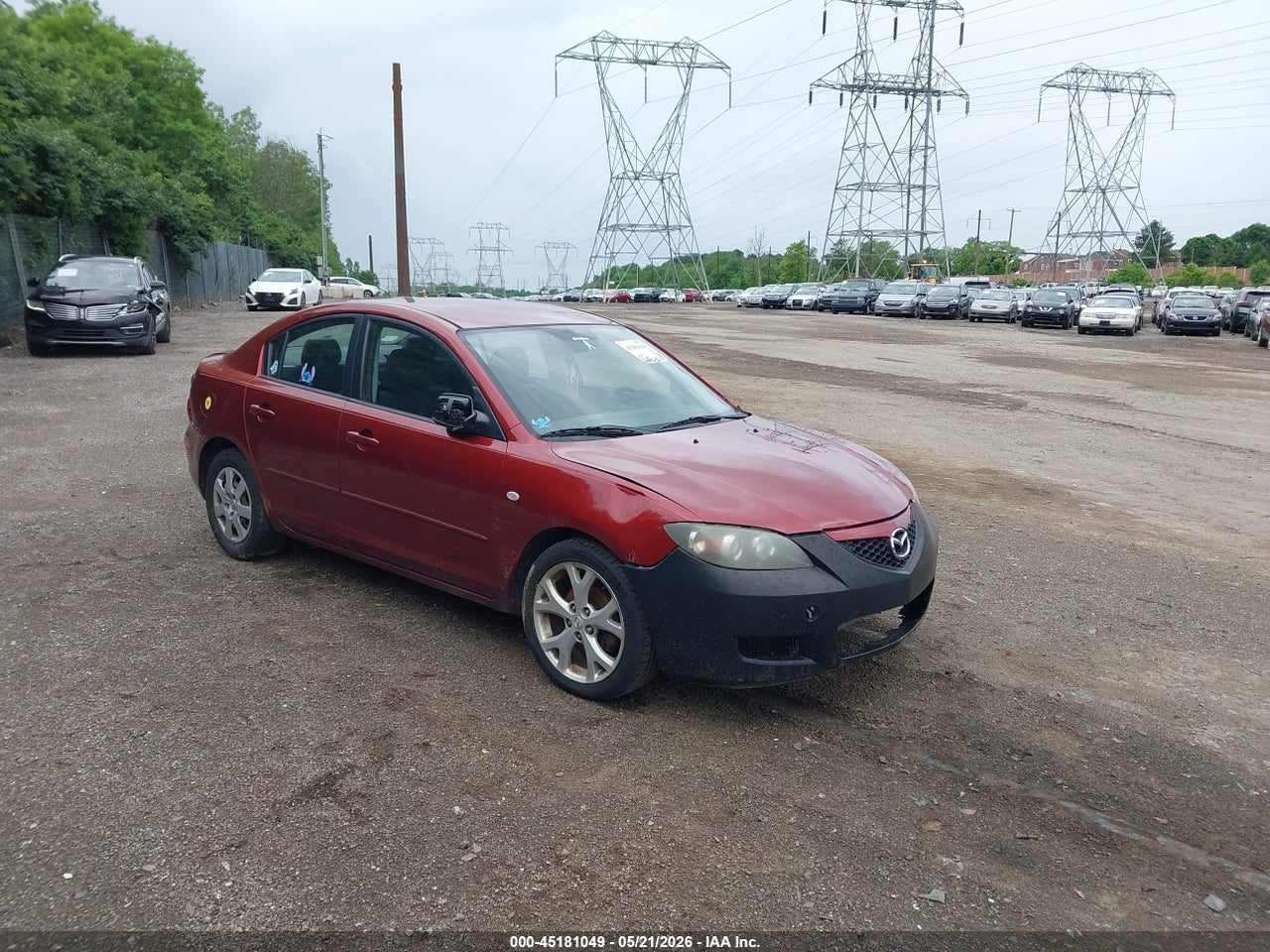 JM1BK32G481****** · 2008 MAZDA MAZDA3 I TOURING VALUE