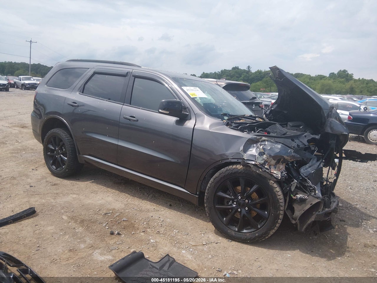 1C4RDJDG3HC****** · 2017 DODGE DURANGO GT AWD