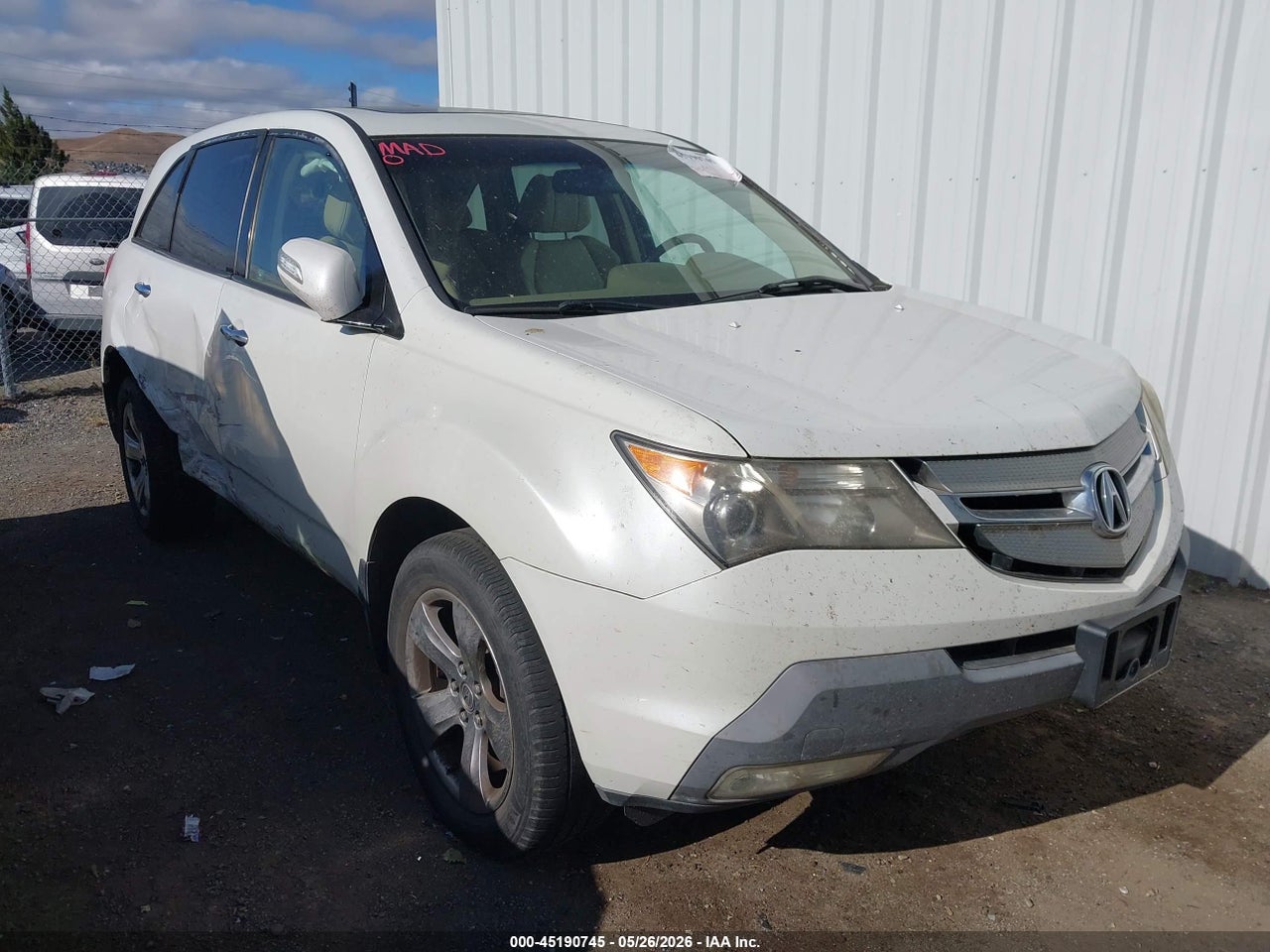 2HNYD288X9H****** · 2009 ACURA MDX SPORT PACKAGE