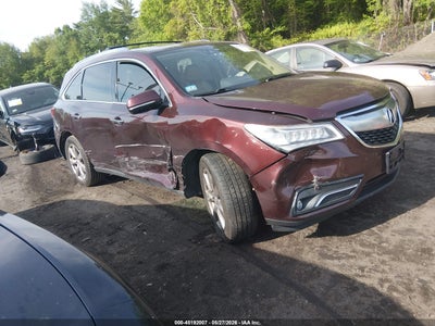 5FRYD4H96GB****** · 2016 ACURA MDX ADVANCE   ENTERTAINMENT PACKAGES/ADVANCE PACKAGE