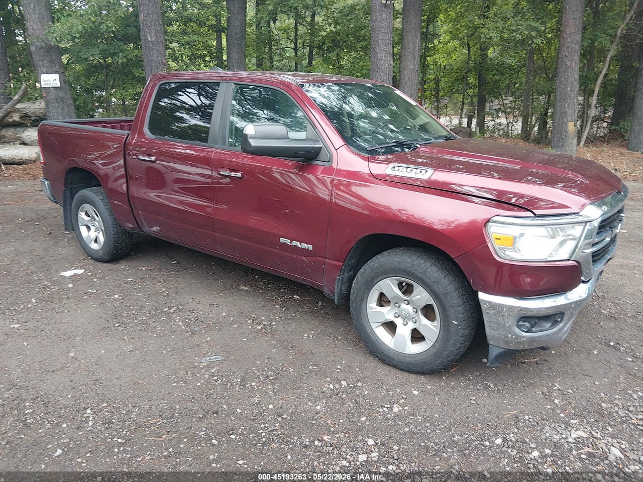 1C6RREFT5KN****** · 2019 RAM 1500 BIG HORN/LONE STAR  4X2 5'7 BOX
