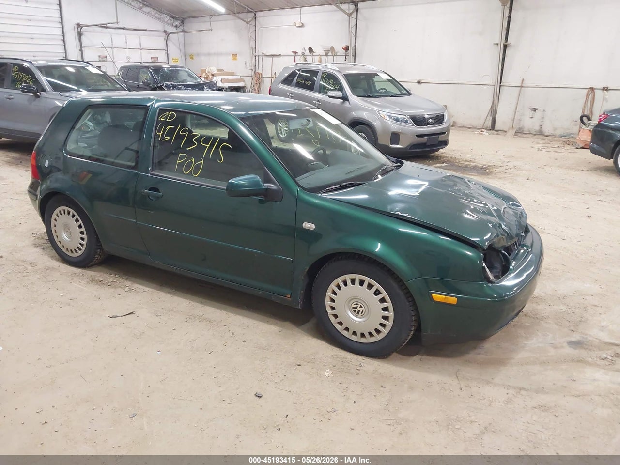 WVWBA21J8YW****** · 2000 VOLKSWAGEN GOLF GL
