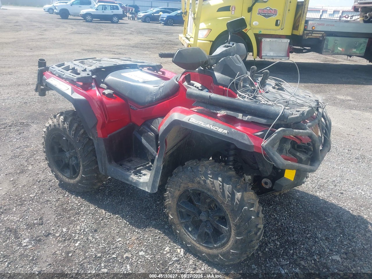 3JBLKAU4XKJ****** · 2019 CAN-AM OUTLANDER XT 850/XT-P 850