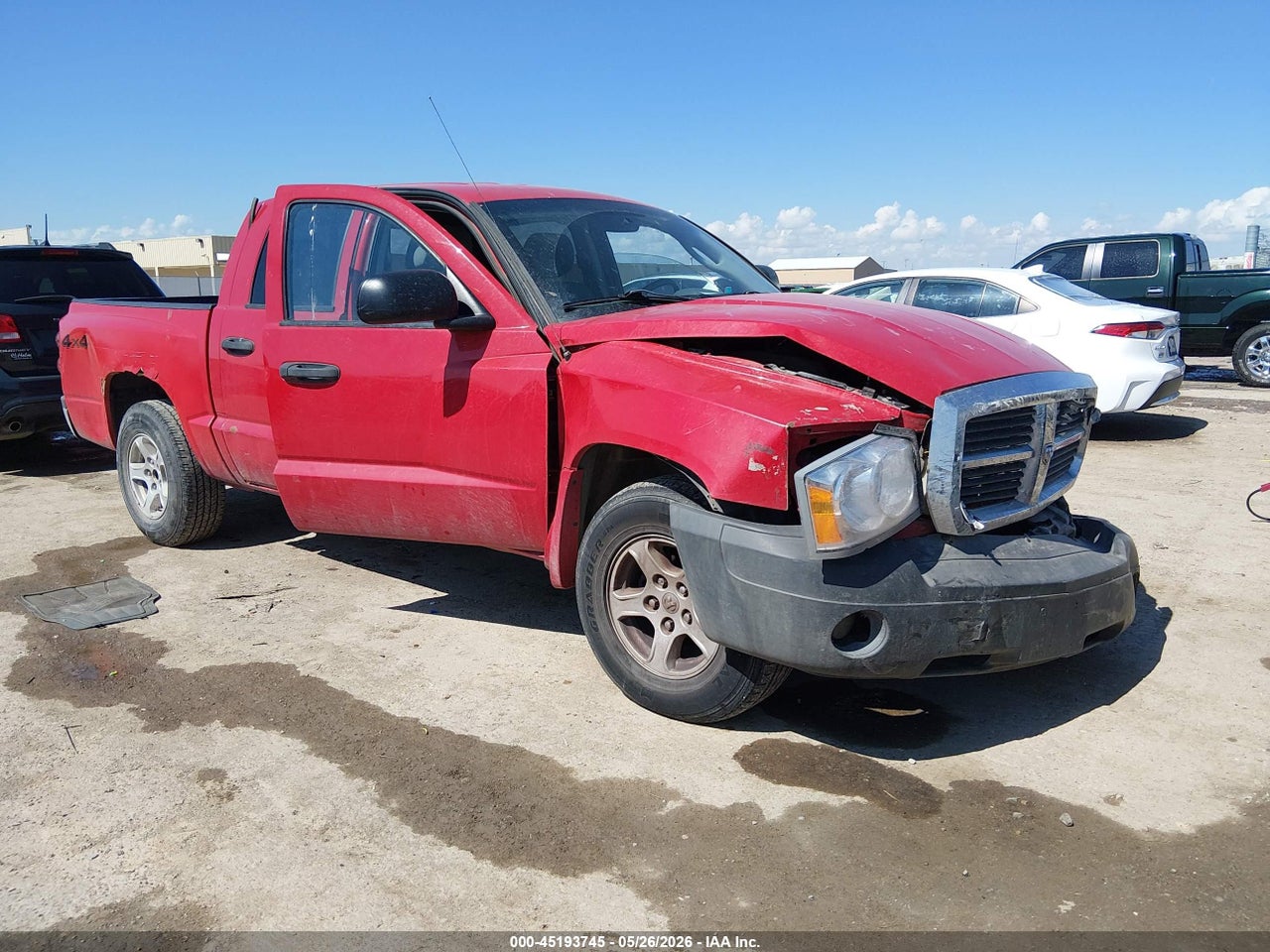 1D7HW48N15S****** · 2005 DODGE DAKOTA SLT