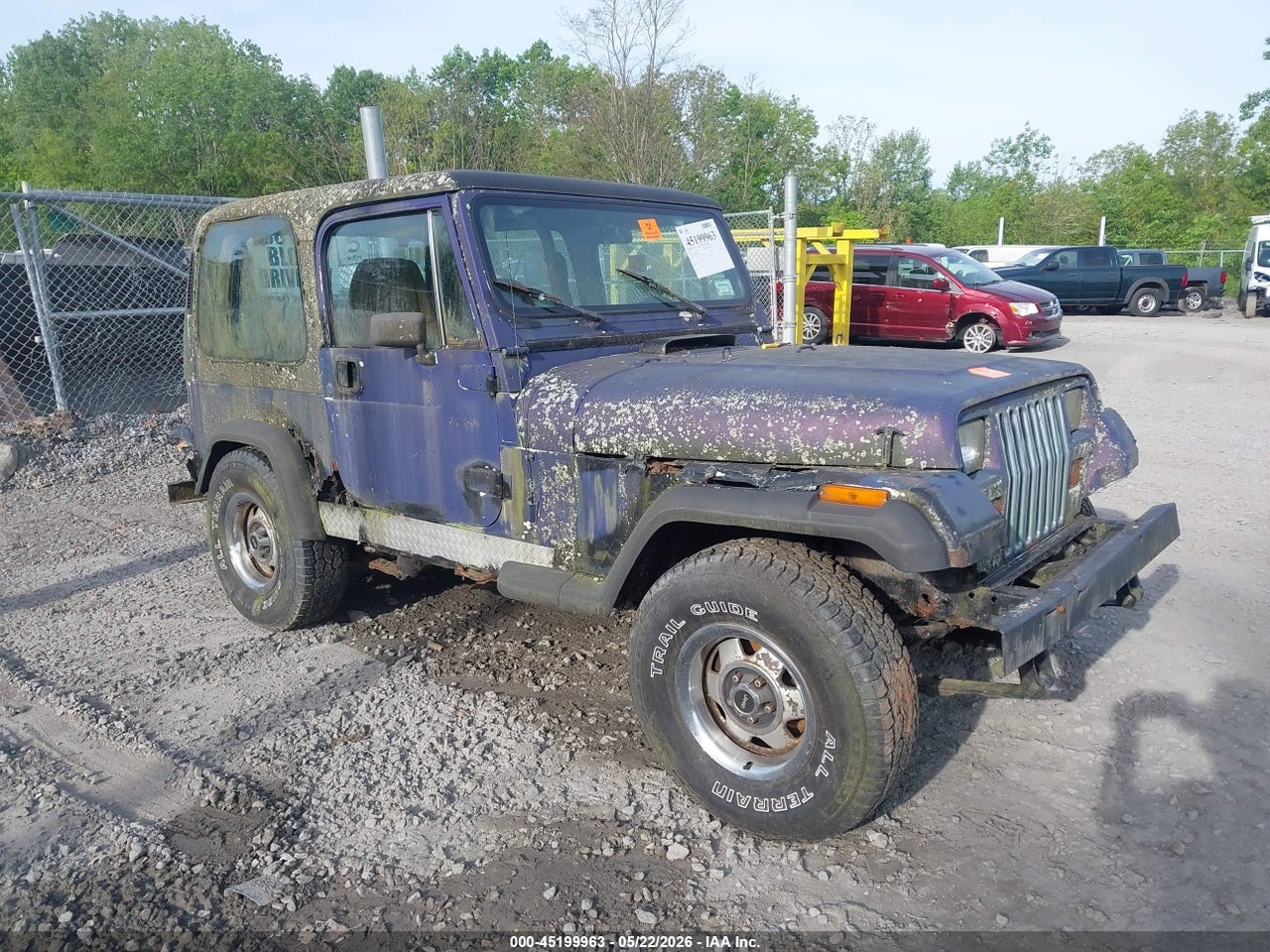1J4FY19P1PP****** · 1993 JEEP WRANGLER / YJ S