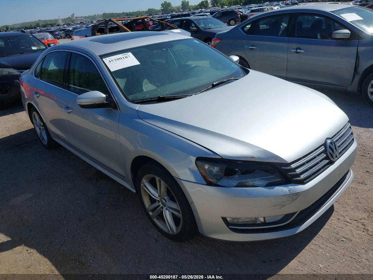 1VWBN7A37EC****** · 2014 VOLKSWAGEN PASSAT 2.0L TDI SE