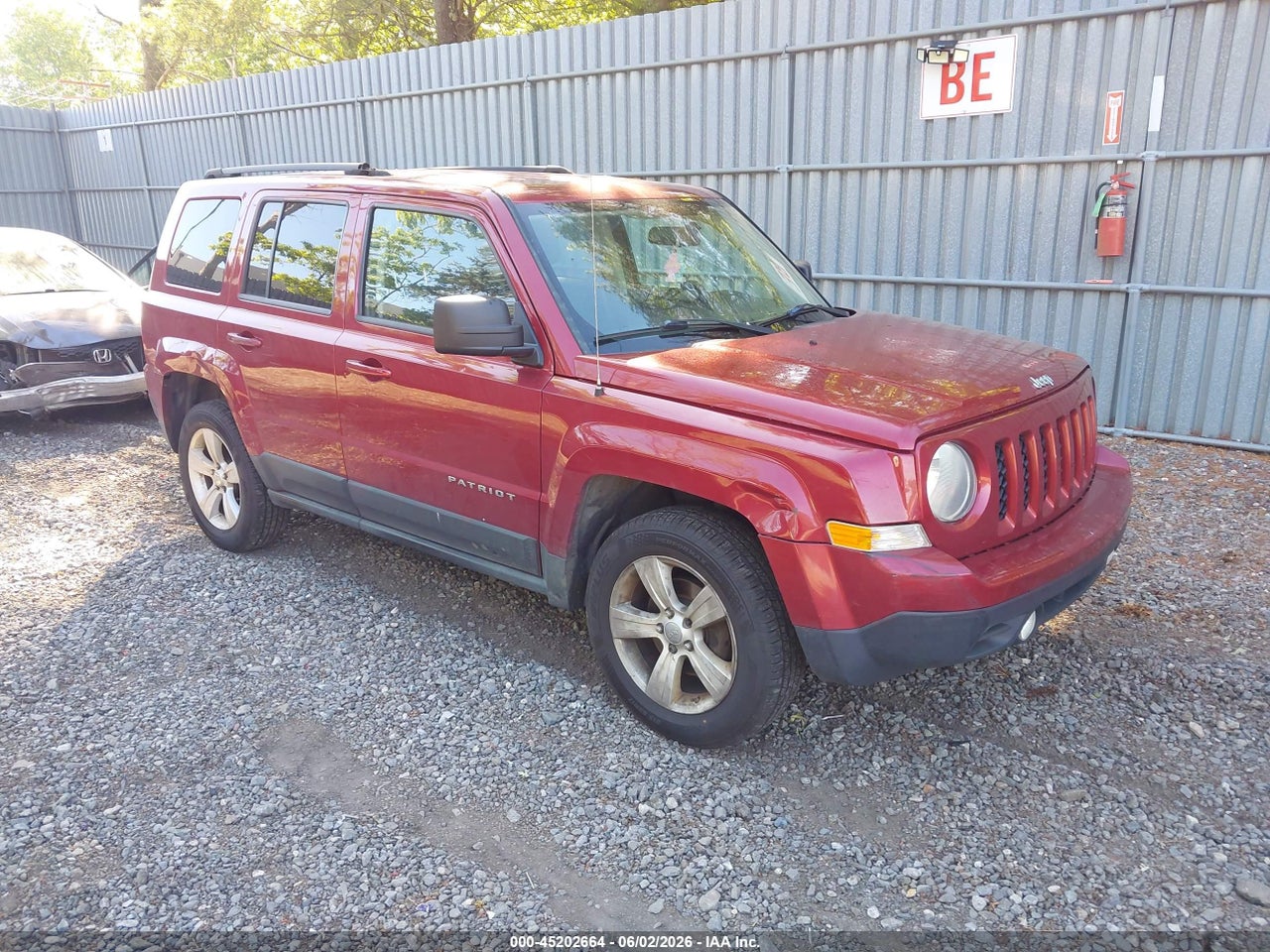 1J4NF1GB0BD****** · 2011 JEEP PATRIOT SPORT