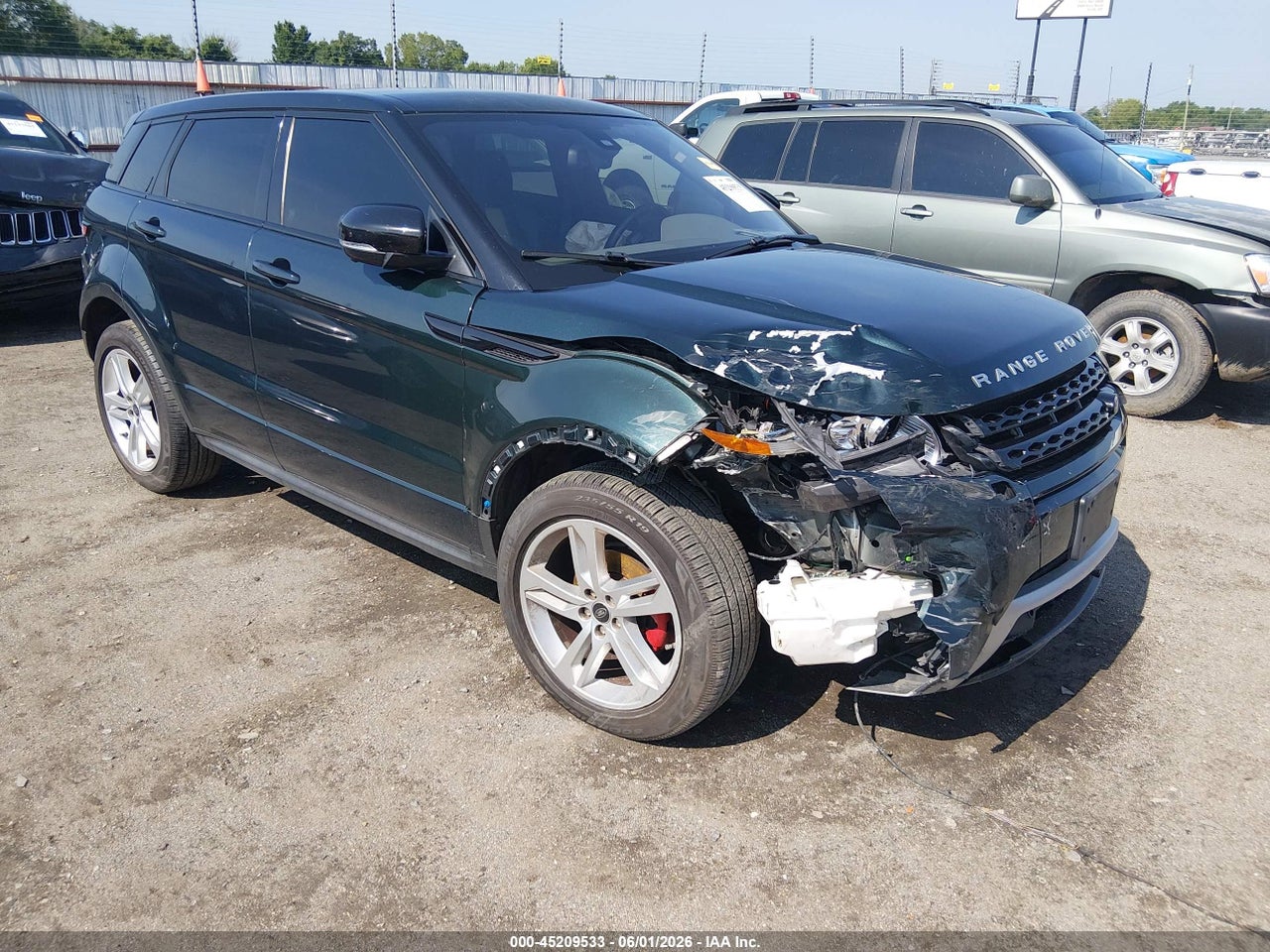 SALVT2BGXDH****** · 2013 LAND ROVER RANGE ROVER EVOQUE PURE