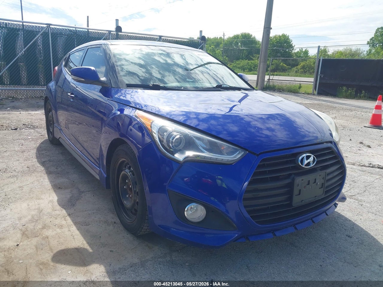 KMHTC6AE9DU****** · 2013 HYUNDAI VELOSTER TURBO W/BLACK