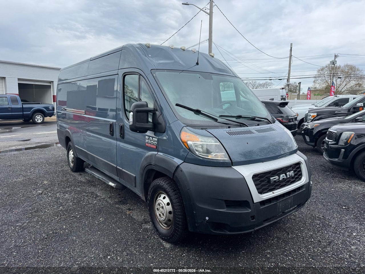 3C6URVJG8KE****** · 2019 RAM PROMASTER 3500 CARGO VAN HIGH ROOF 159 WB EXT