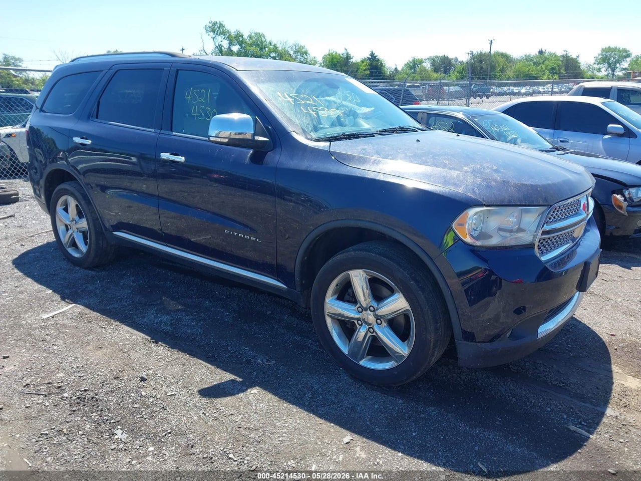 1C4RDJEGXDC****** · 2013 DODGE DURANGO CITADEL