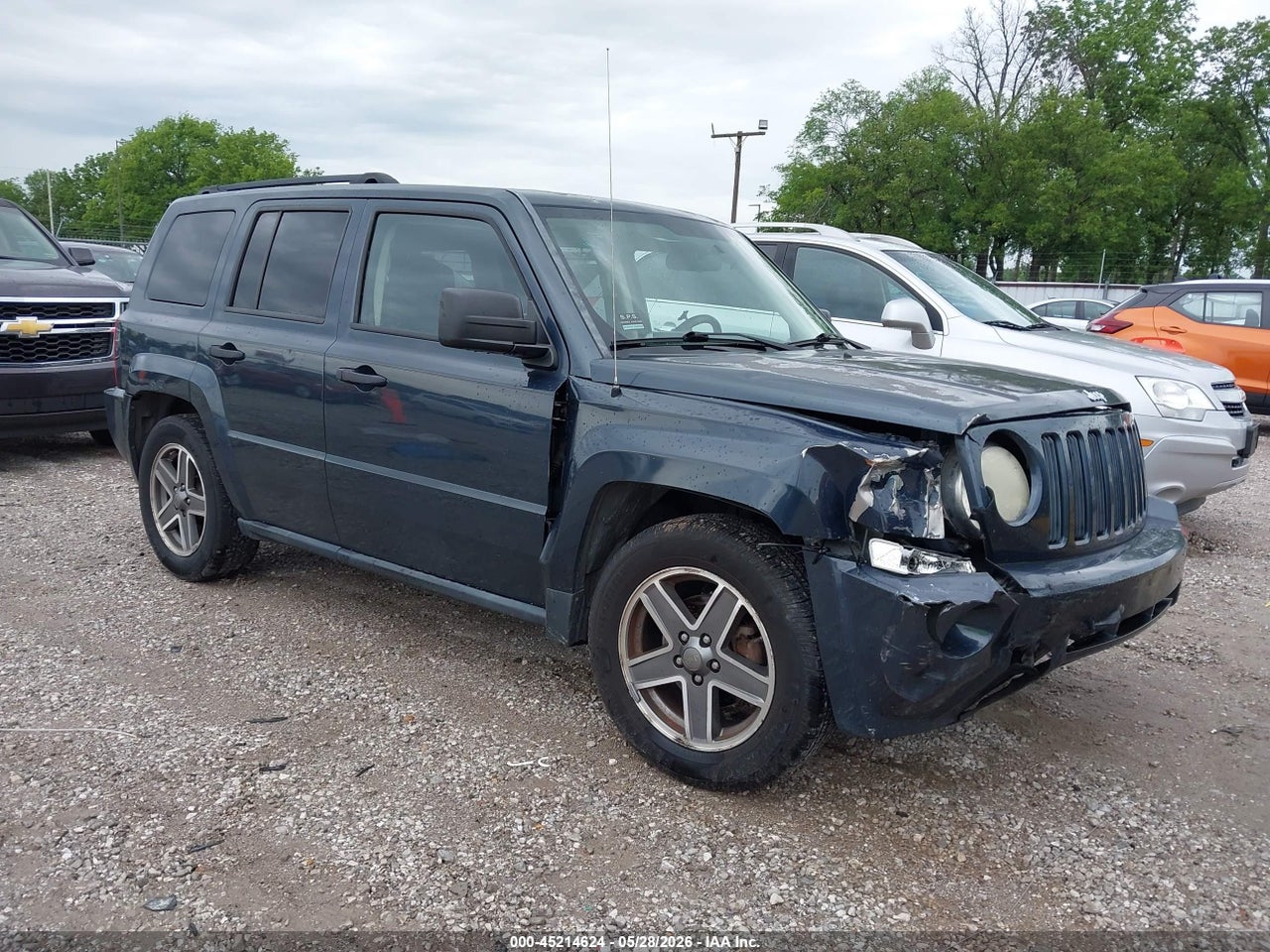 1J8FF28W78D****** · 2008 JEEP PATRIOT SPORT
