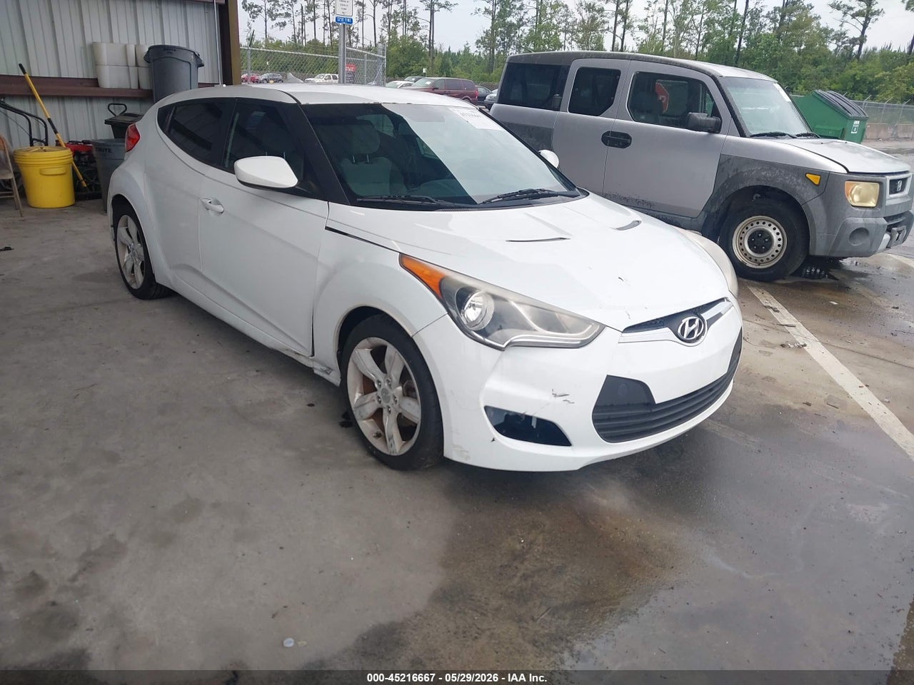 KMHTC6AD4EU****** · 2014 HYUNDAI VELOSTER BASE W/GRAY