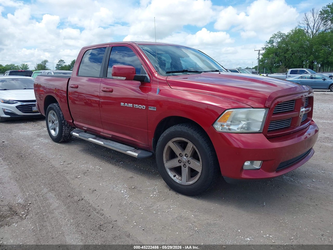1C6RD7MT6CS****** · 2012 RAM 1500 SPORT