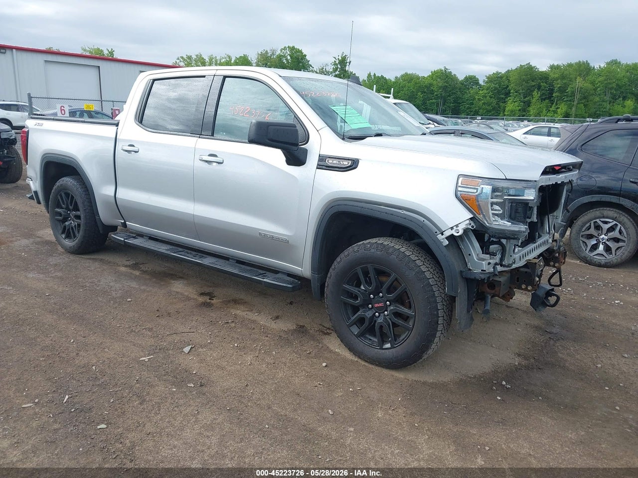 3GTU9CED1MG****** · 2021 GMC SIERRA 1500 4WD  SHORT BOX ELEVATION