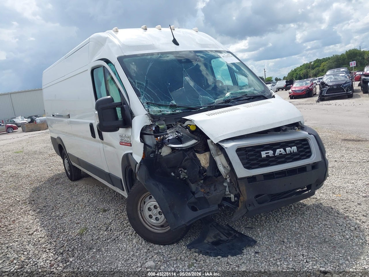3C6MRVJG6NE****** · 2022 RAM PROMASTER 3500 CARGO VAN HIGH ROOF 159 WB EXT