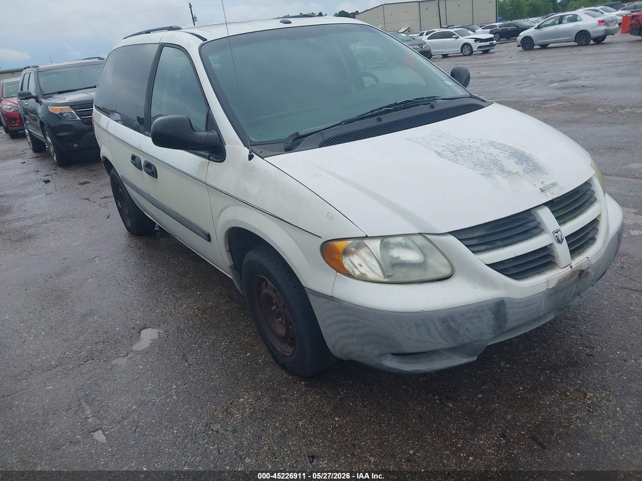 1D4GP25R47B****** · 2007 DODGE CARAVAN SE