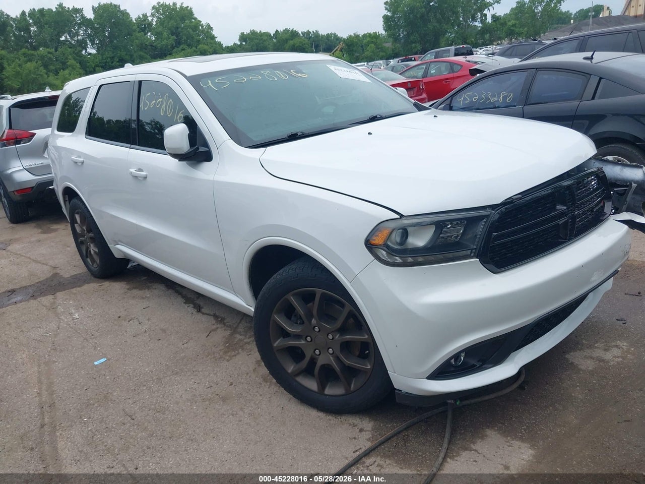 1C4SDJCT4HC****** · 2017 DODGE DURANGO R/T AWD