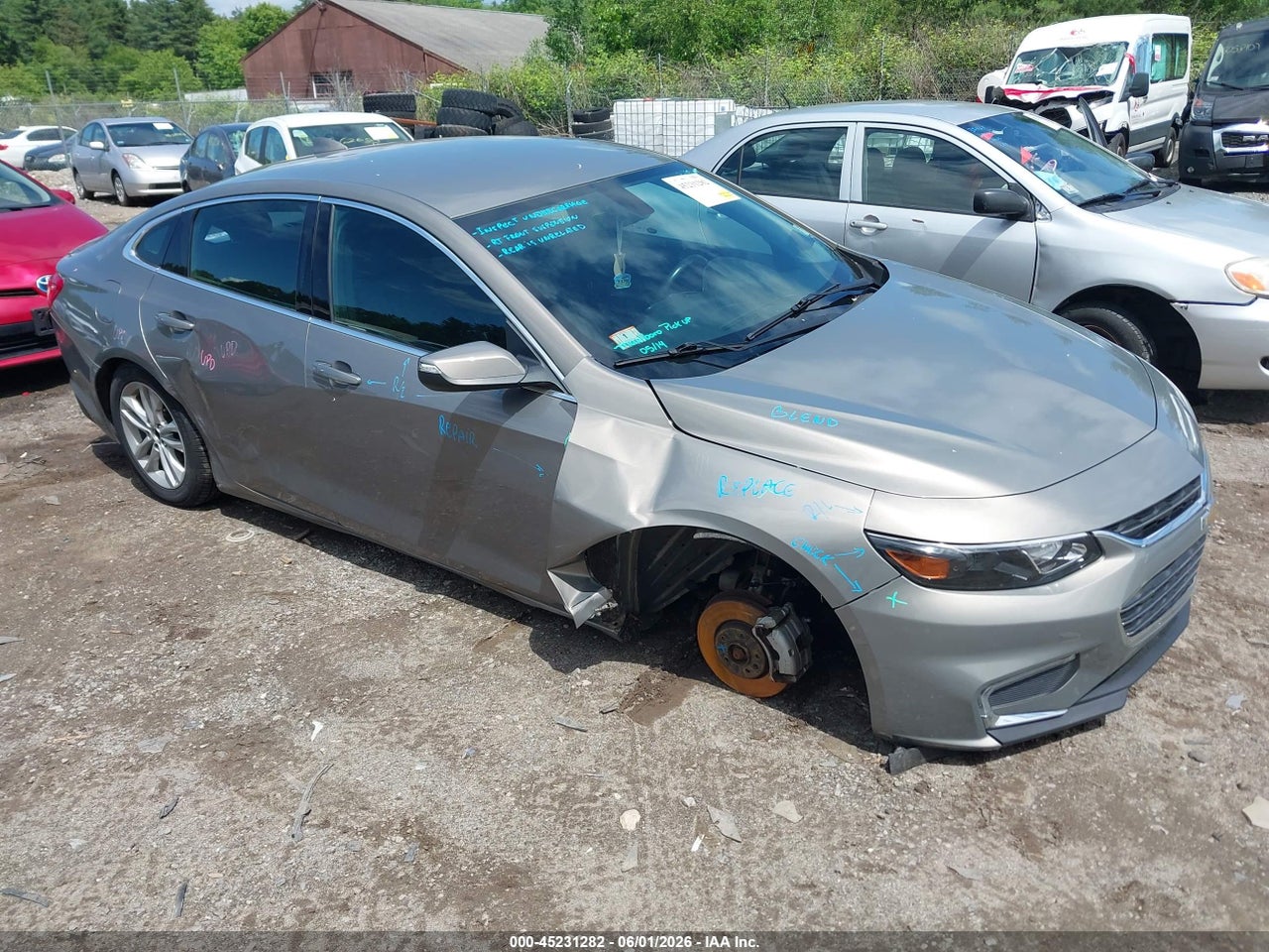 1G1ZE5ST9HF****** · 2017 CHEVROLET MALIBU 1LT