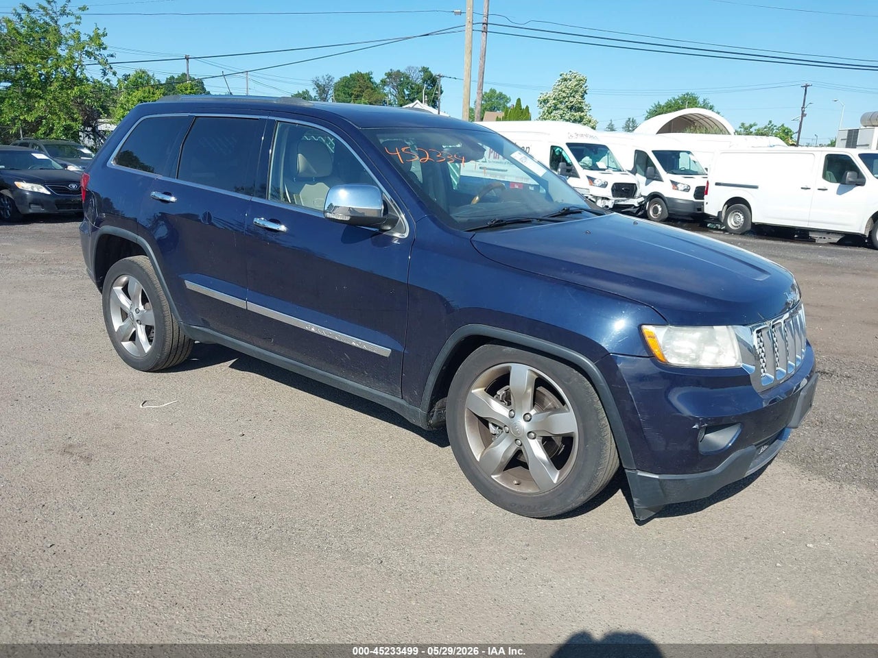 1C4RJFCG2DC****** · 2013 JEEP GRAND CHEROKEE OVERLAND