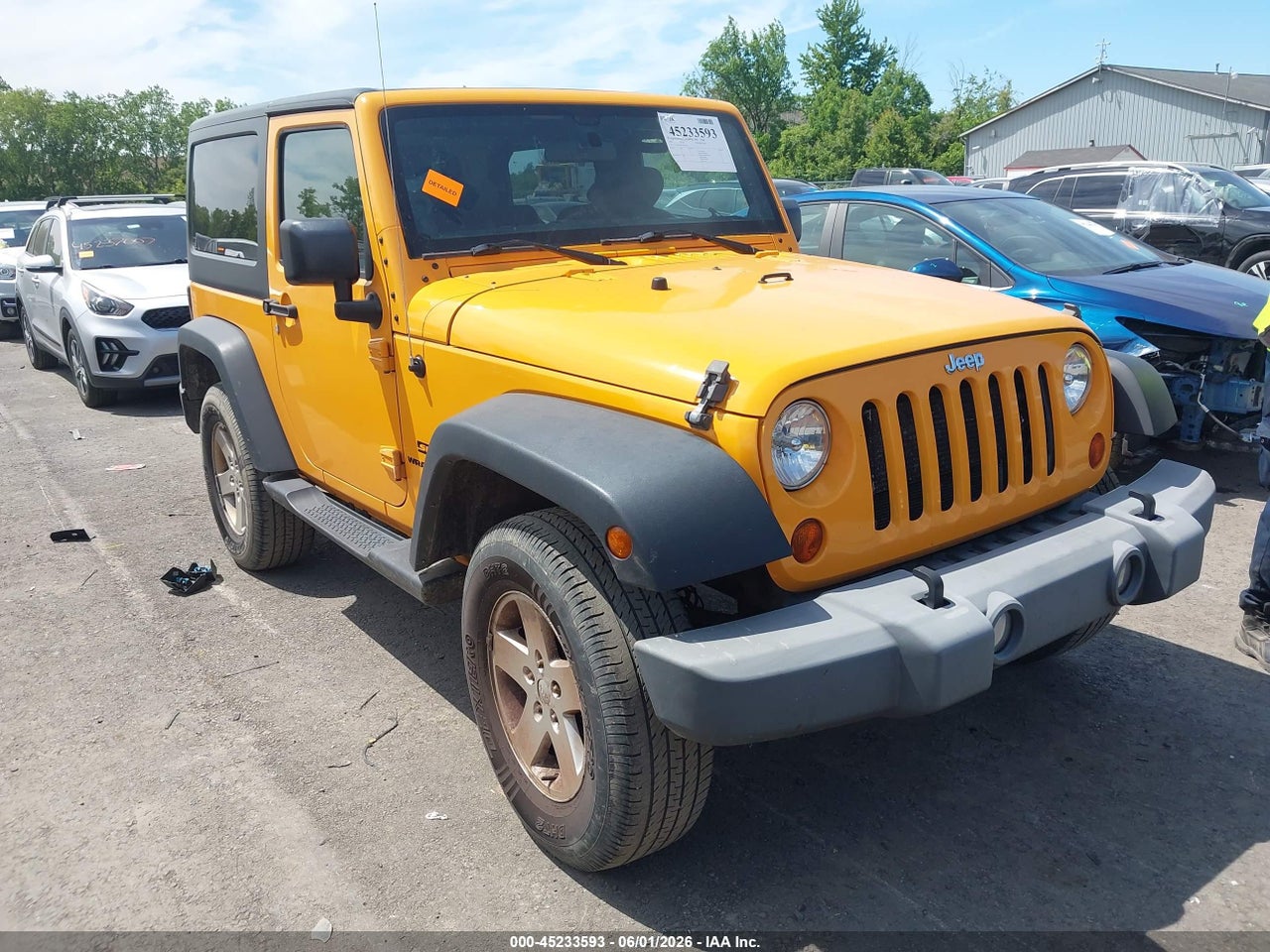 1C4AJWAG9CL****** · 2012 JEEP WRANGLER SPORT
