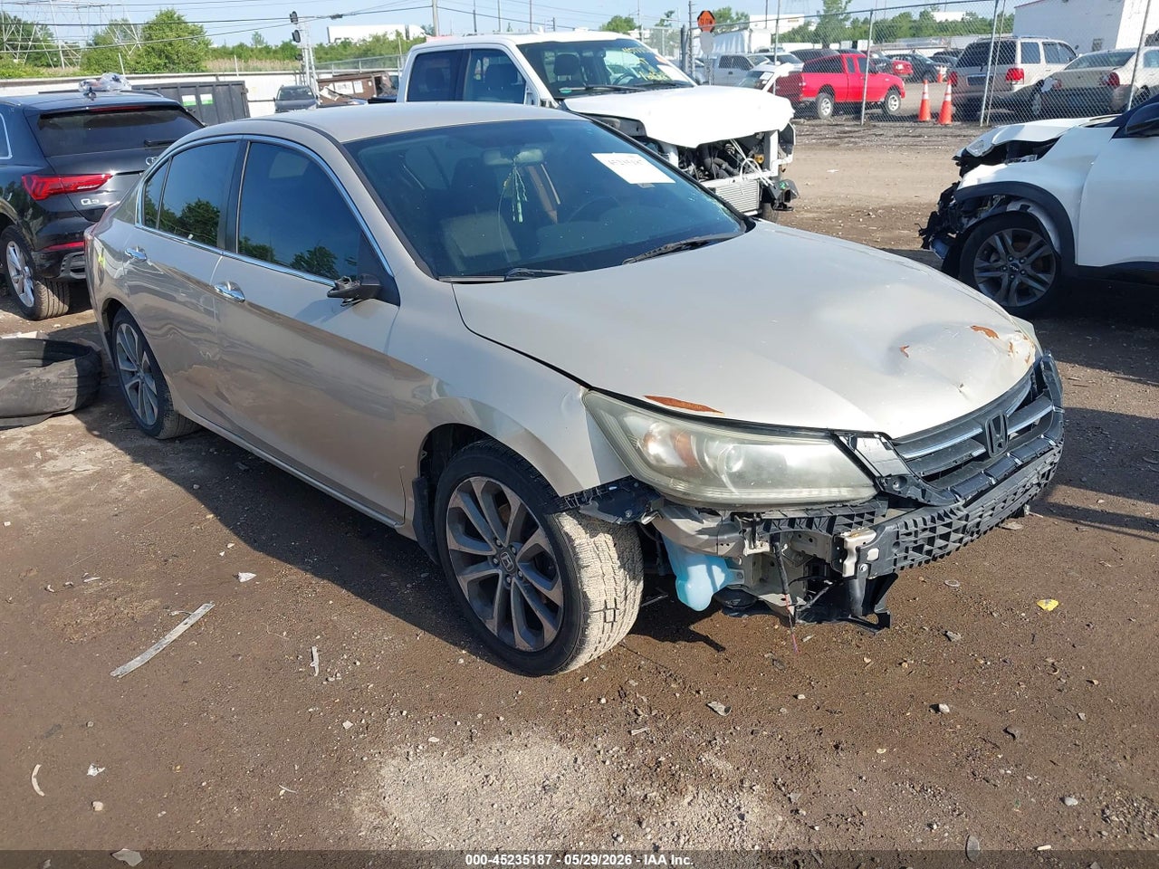 1HGCR2F58EA****** · 2014 HONDA ACCORD SPORT