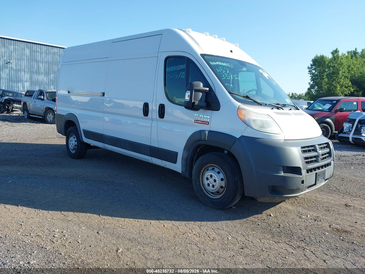 3C6TRVDG0FE****** · 2015 RAM PROMASTER 2500 HIGH ROOF