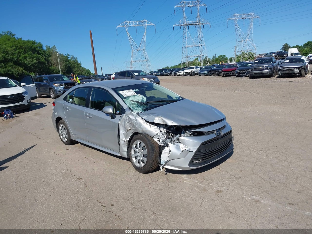 JTDBDMHE4P3****** · 2023 TOYOTA COROLLA HYBRID LE