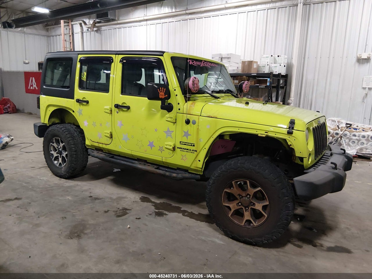 1C4BJWDG5GL****** · 2016 JEEP WRANGLER UNLIMITED SPORT