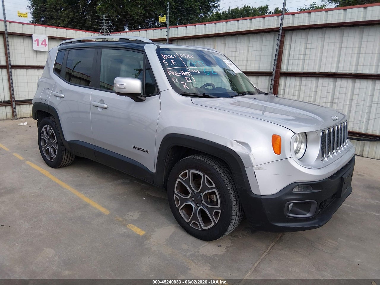 ZACCJADT6GP****** · 2016 JEEP RENEGADE LIMITED