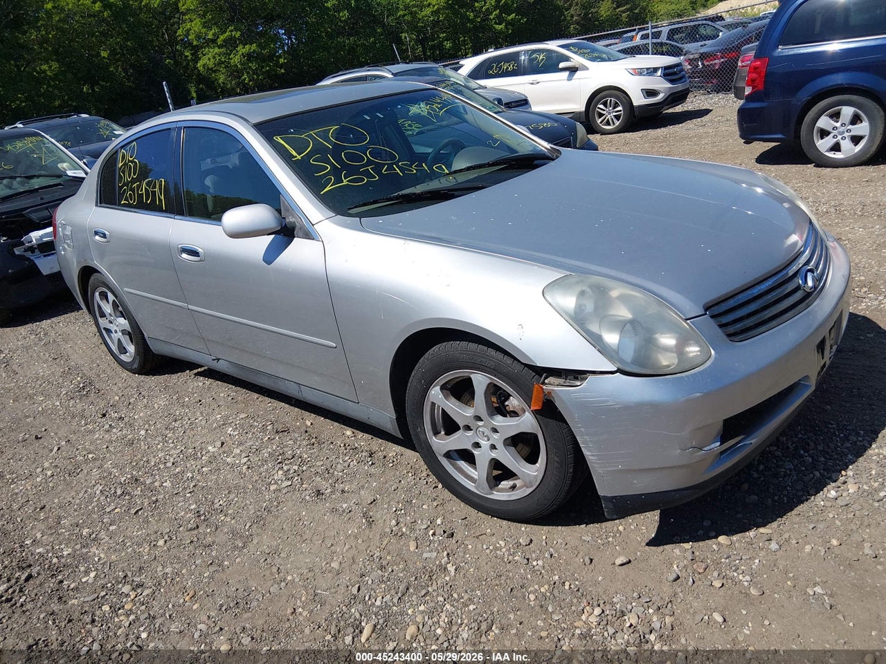 2003 INFINITI G35 BASE W/6 SPEED MANUAL