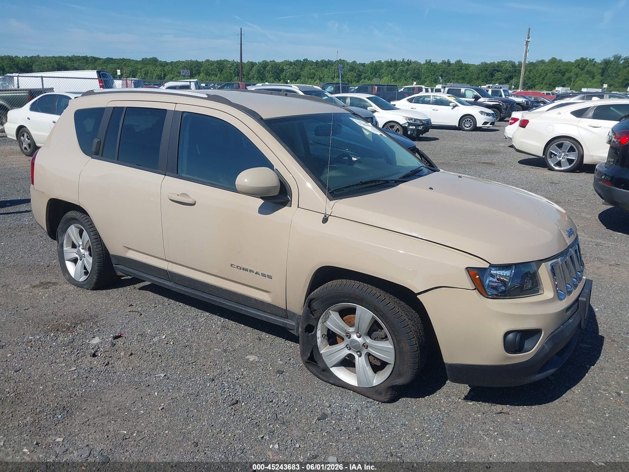 1C4NJDEB1HD****** · 2017 JEEP COMPASS LATITUDE 4X4