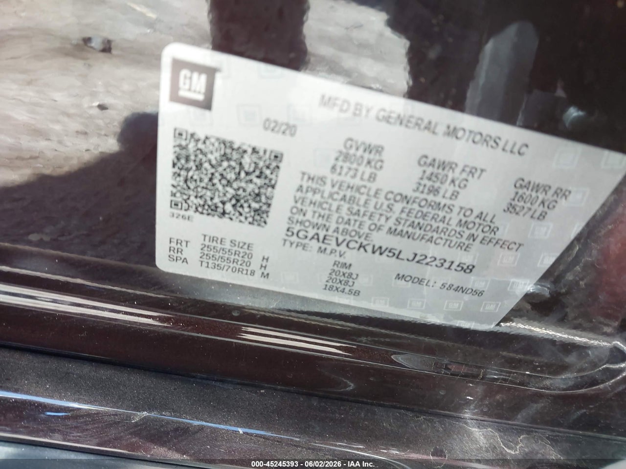 2020 BUICK ENCLAVE AWD AVENIR · 9/10
