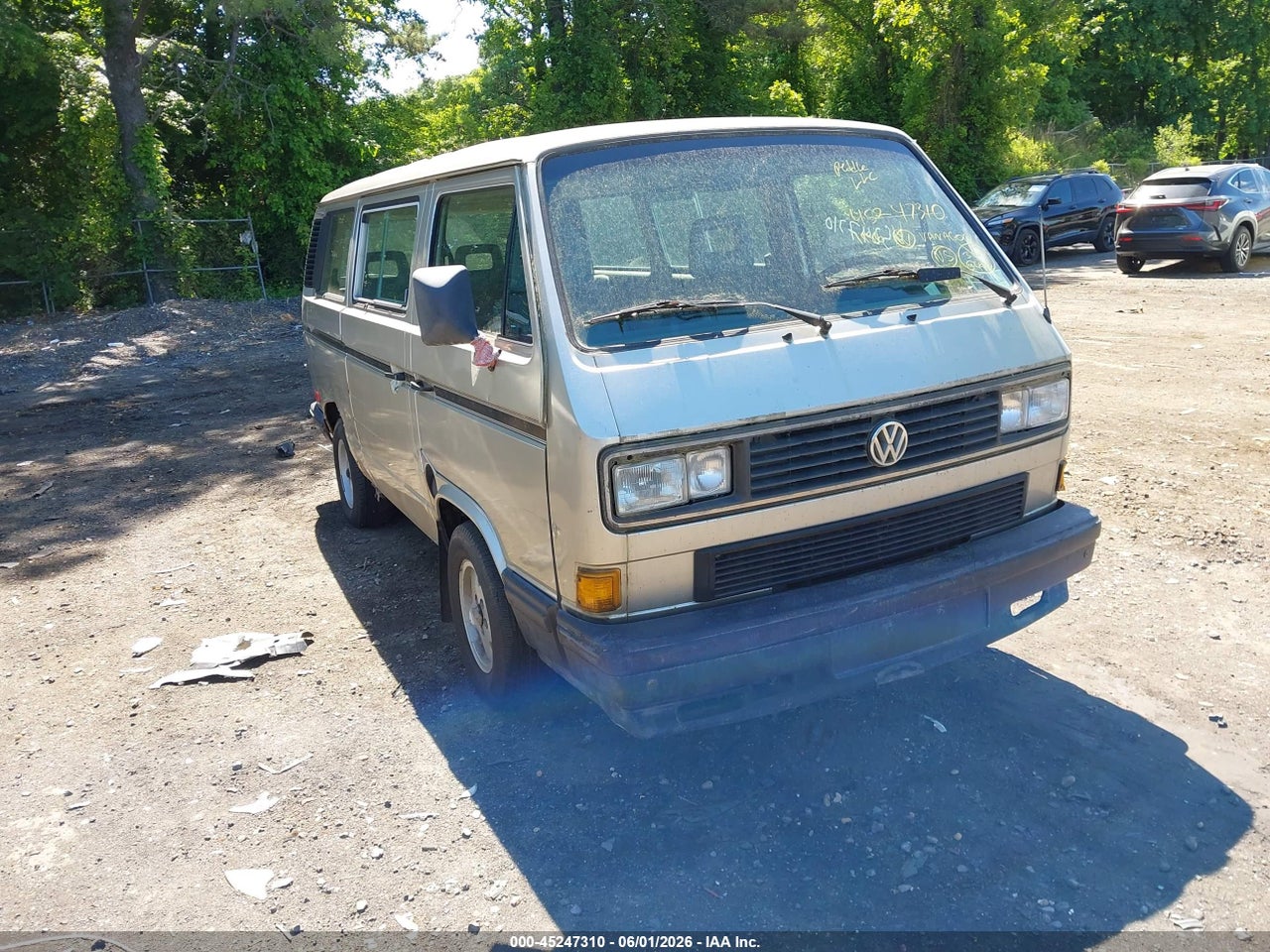 WV2YB025XJH****** · 1988 VOLKSWAGEN VANAGON BUS