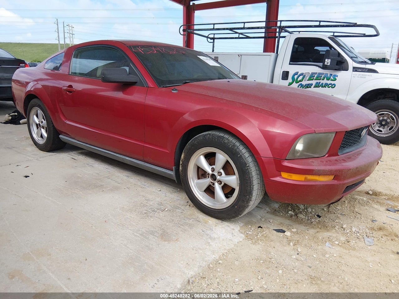 1ZVHT80N085****** · 2008 FORD MUSTANG V6 DELUXE