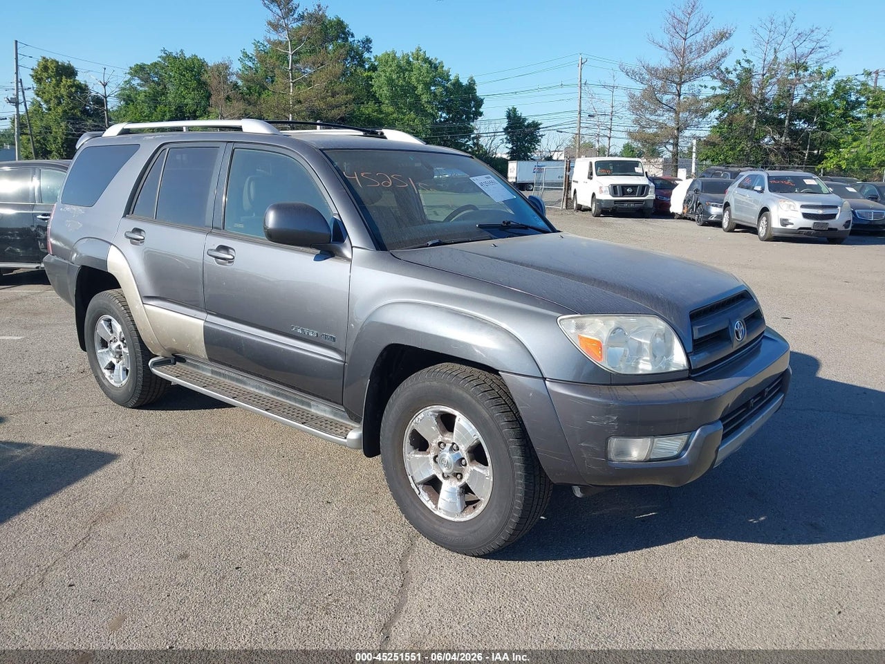 JTEBU17R848****** · 2004 TOYOTA 4RUNNER LIMITED V6