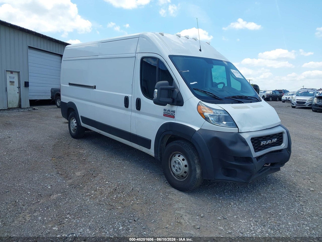3C6TRVDG4KE****** · 2019 RAM PROMASTER 2500 HIGH ROOF 159 WB
