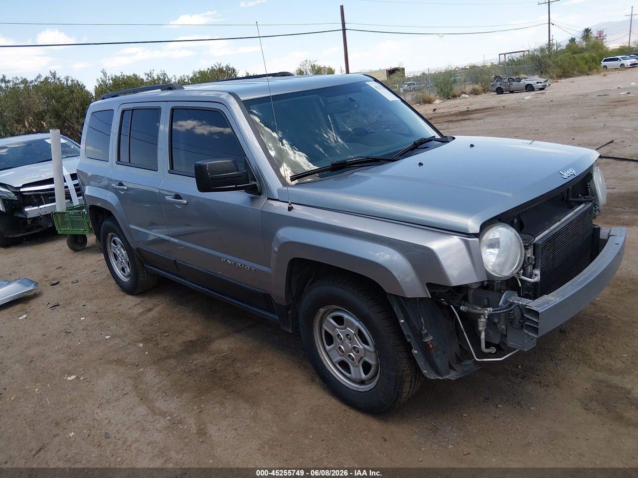 1C4NJPBB6HD****** · 2017 JEEP PATRIOT SPORT FWD