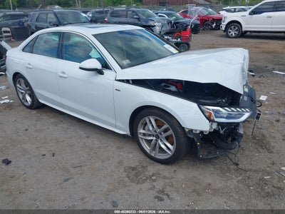 WAUDAAF44RN****** · 2024 AUDI A4 PREMIUM 45 TFSI S LINE QUATTRO S TRONIC