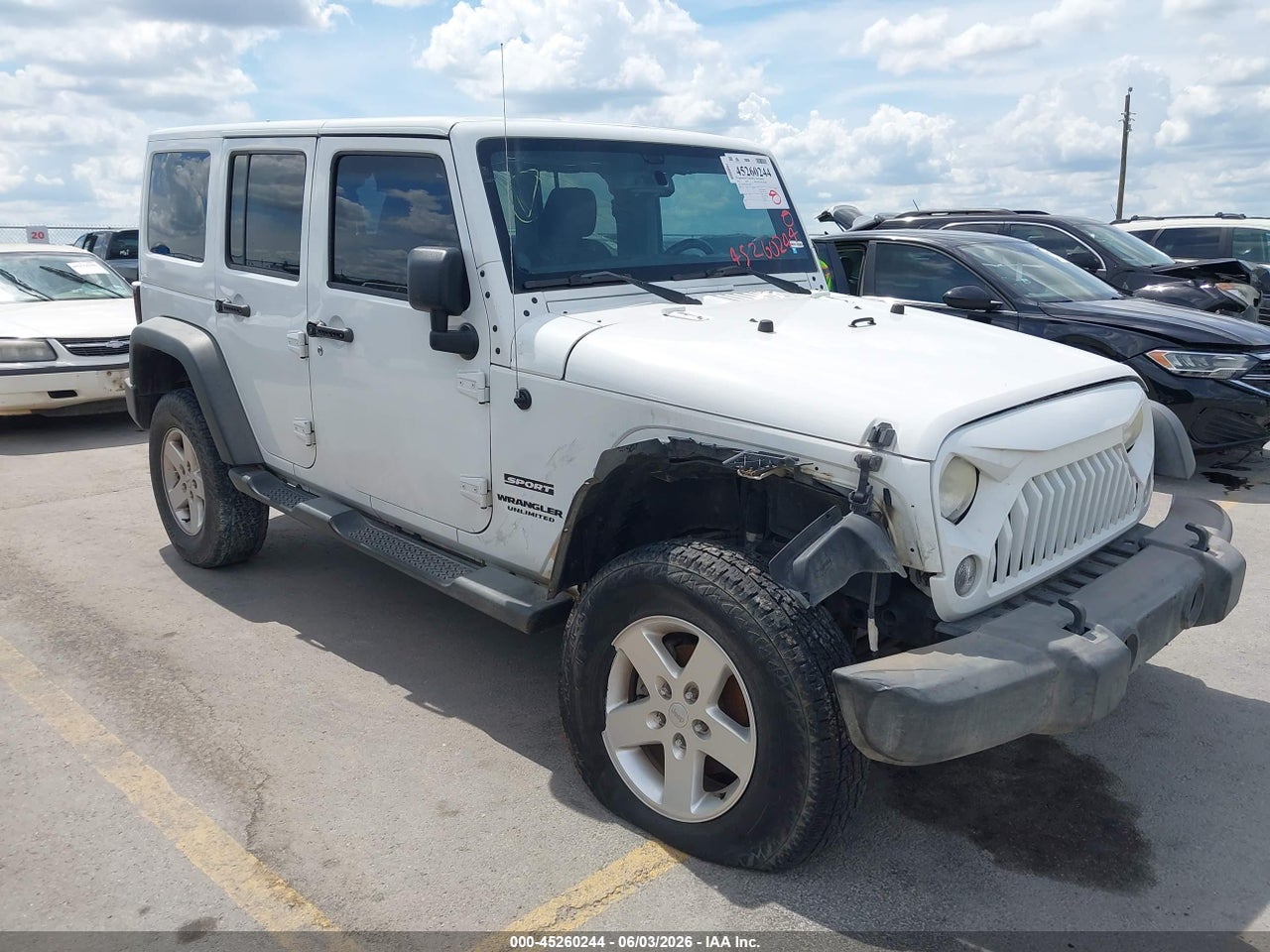 1C4BJWDG2EL****** · 2014 JEEP WRANGLER UNLIMITED SPORT