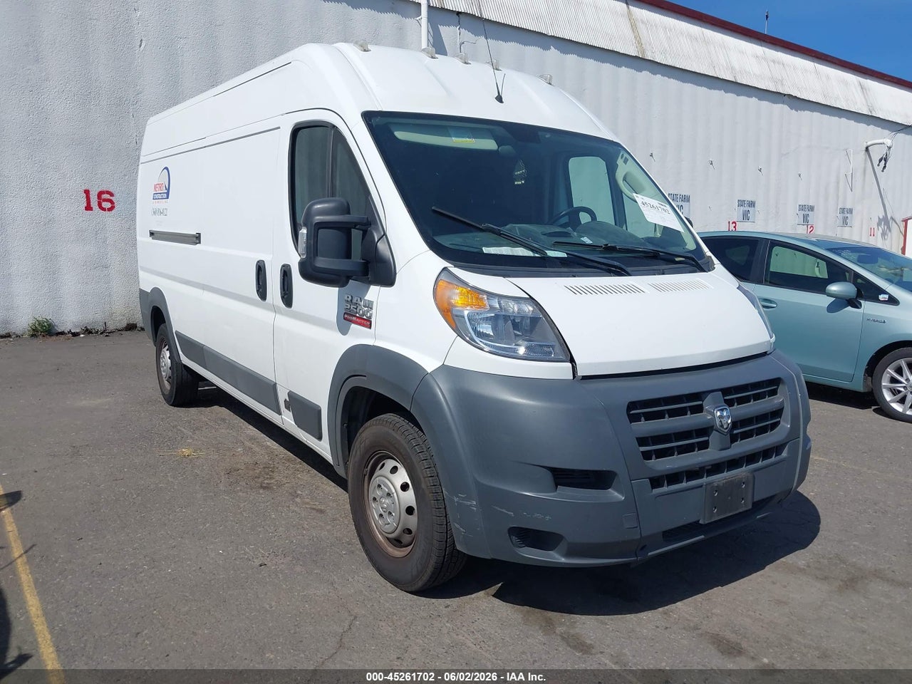 3C6TRVDG4HE****** · 2017 RAM PROMASTER 2500 HIGH ROOF 159 WB