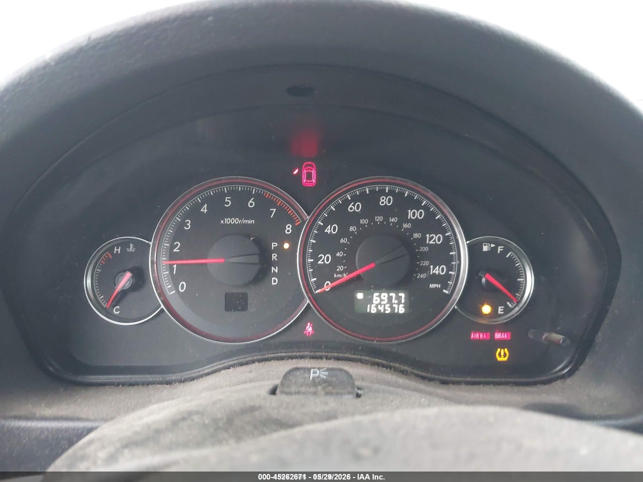 4S4BP61C997****** · 2009 SUBARU OUTBACK 2.5I · 7/11