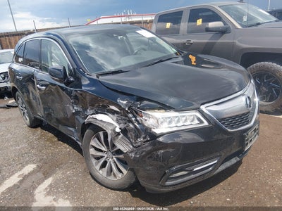 5FRYD4H4XGB****** · 2016 ACURA MDX TECHNOLOGY   ACURAWATCH PLUS PACKAGES/TECHNOLOGY PACKAGE