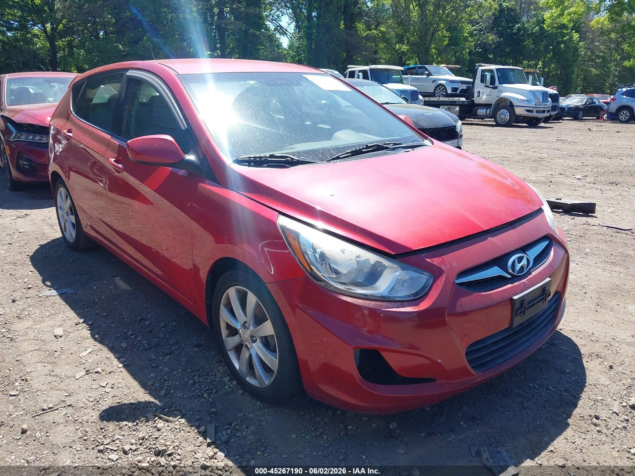 KMHCU5AE7CU****** · 2012 HYUNDAI ACCENT SE