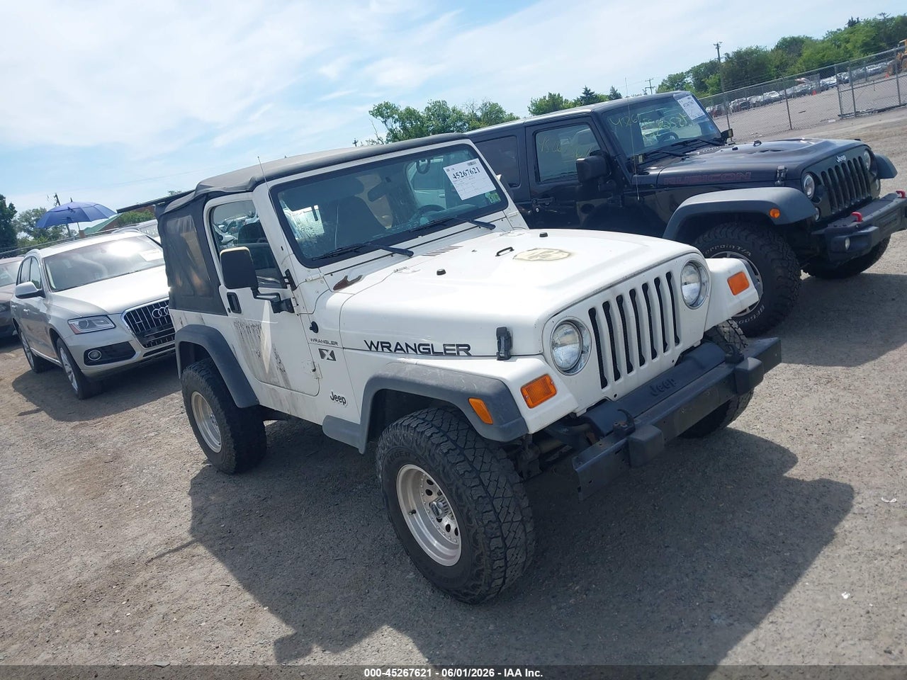 1J4FA39S42P****** · 2002 JEEP WRANGLER X