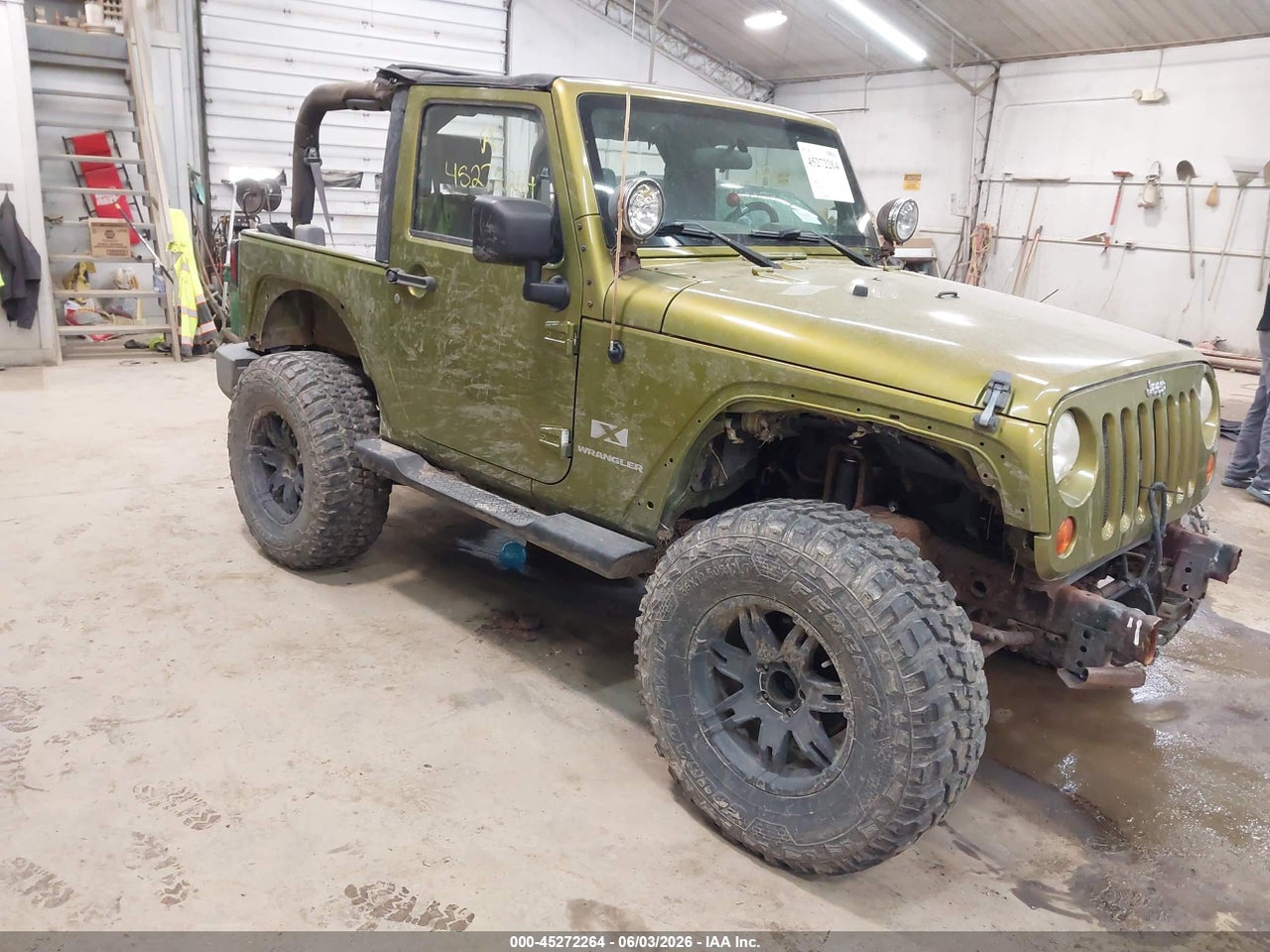 1J4FA24157L****** · 2007 JEEP WRANGLER X