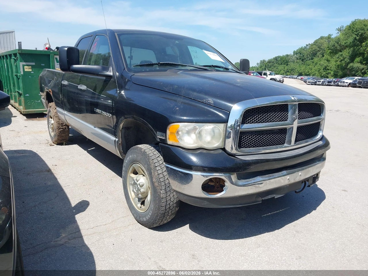 1D7KU28DX4J****** · 2004 DODGE RAM 2500 SLT/LARAMIE