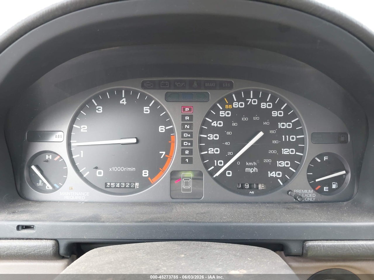 1992 ACURA LEGEND L · 7/11